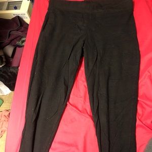 Torrid black crop leggings